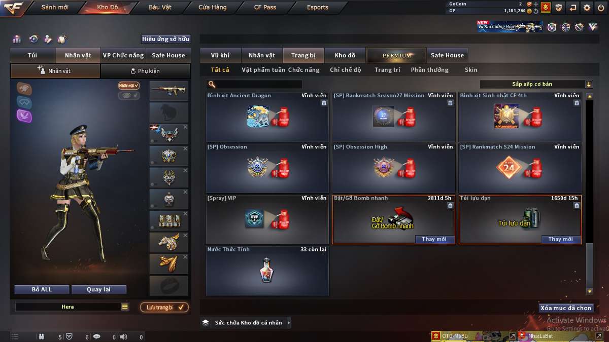 shop acc cf uy tin gia re